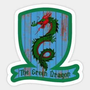 Green Dragon Sticker